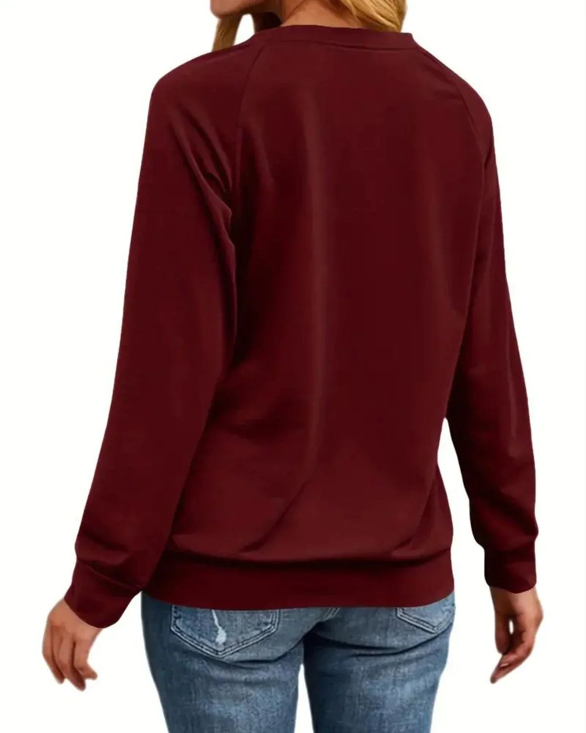 Quinty | Kersttrui voor Dames | Warme & Feestelijke Trui met Rendierprint