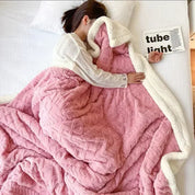 Dikke Lamswollen Winterdeken – Luxe Fleece Deken voor Ultieme Warmte en Comfort | WarmWool