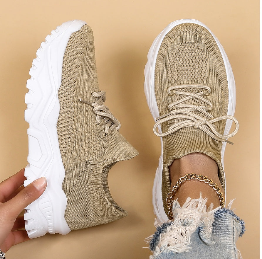 Chunky Sneakers – Lichtgewicht, Trendy en Comfortabel met Dikke Zool