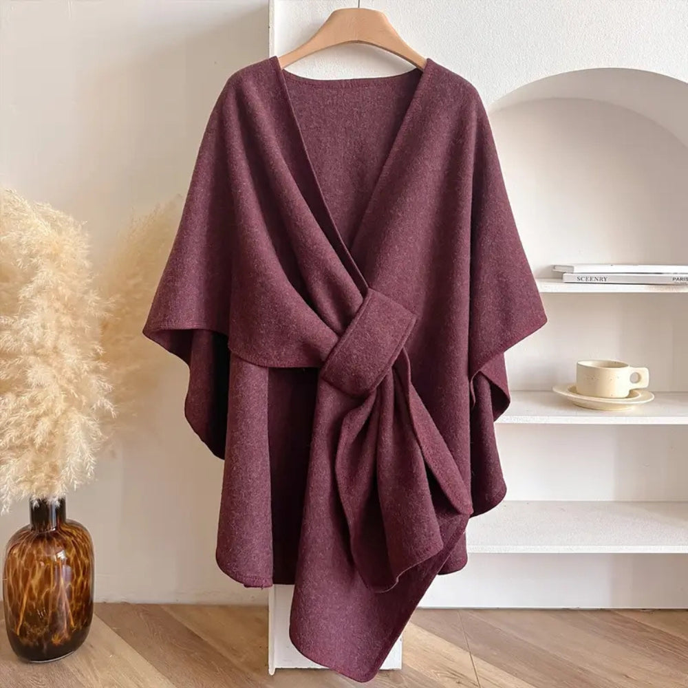 Celeste Dames Omslagdoek – Elegante Winddichte Wrap van Zachte Microvezelmix