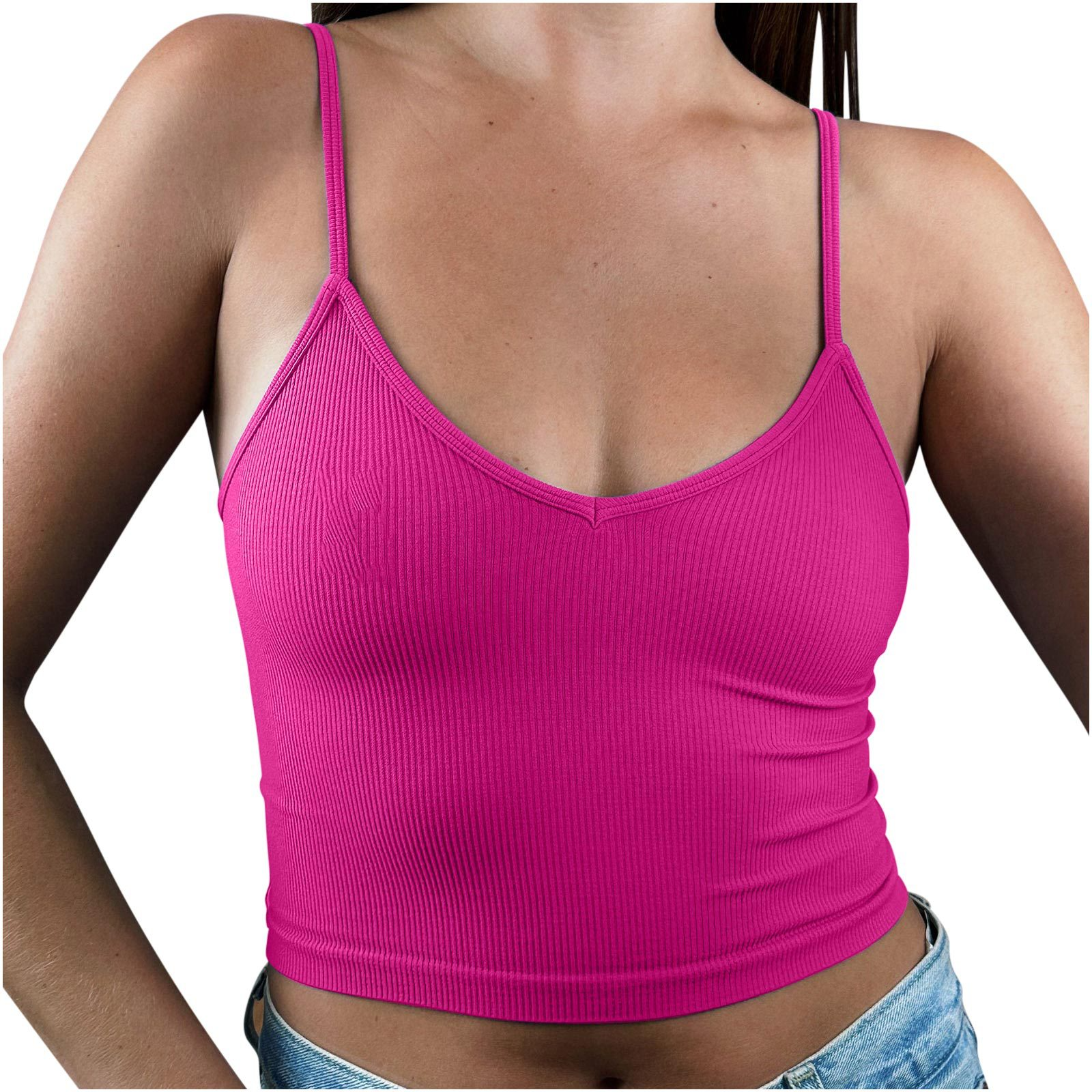 Omira korte top dames met bandjes – elegante cropped top voor dag & avond