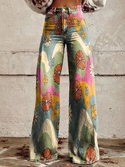 Ritan dames lange denim broek – luchtig, comfortabel en stijlvol