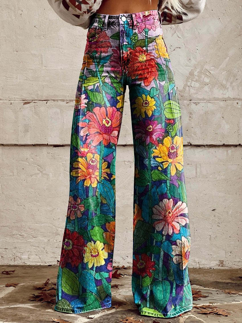 Ritan dames lange denim broek – luchtig, comfortabel en stijlvol