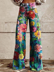 Ritan dames lange denim broek – luchtig, comfortabel en stijlvol