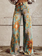 Ritan dames lange denim broek – luchtig, comfortabel en stijlvol