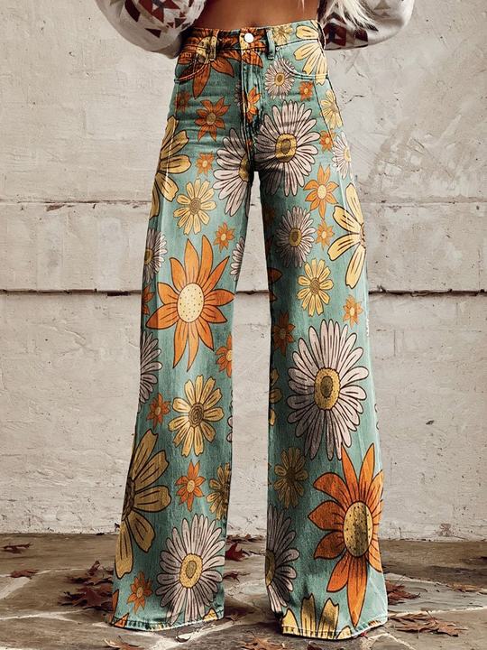 Ritan dames lange denim broek – luchtig, comfortabel en stijlvol