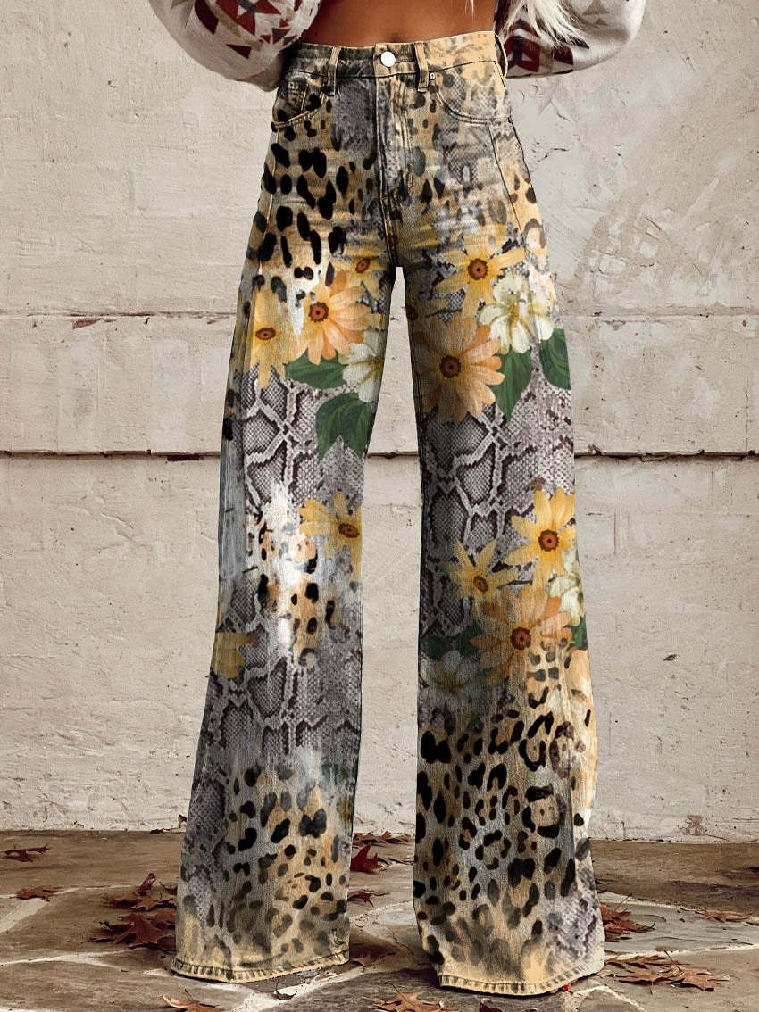 Ritan dames lange denim broek – luchtig, comfortabel en stijlvol