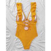 Vardi Dante Boho Badpak – Sexy Dames Badpak met Diepe V-hals en Rugdetails