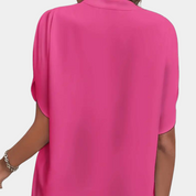 Dames Zomerblouse met Korte Mouwen – Licht, Ademend en Stijlvol | Aiva