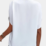 Dames Zomerblouse met Korte Mouwen – Licht, Ademend en Stijlvol | Aiva