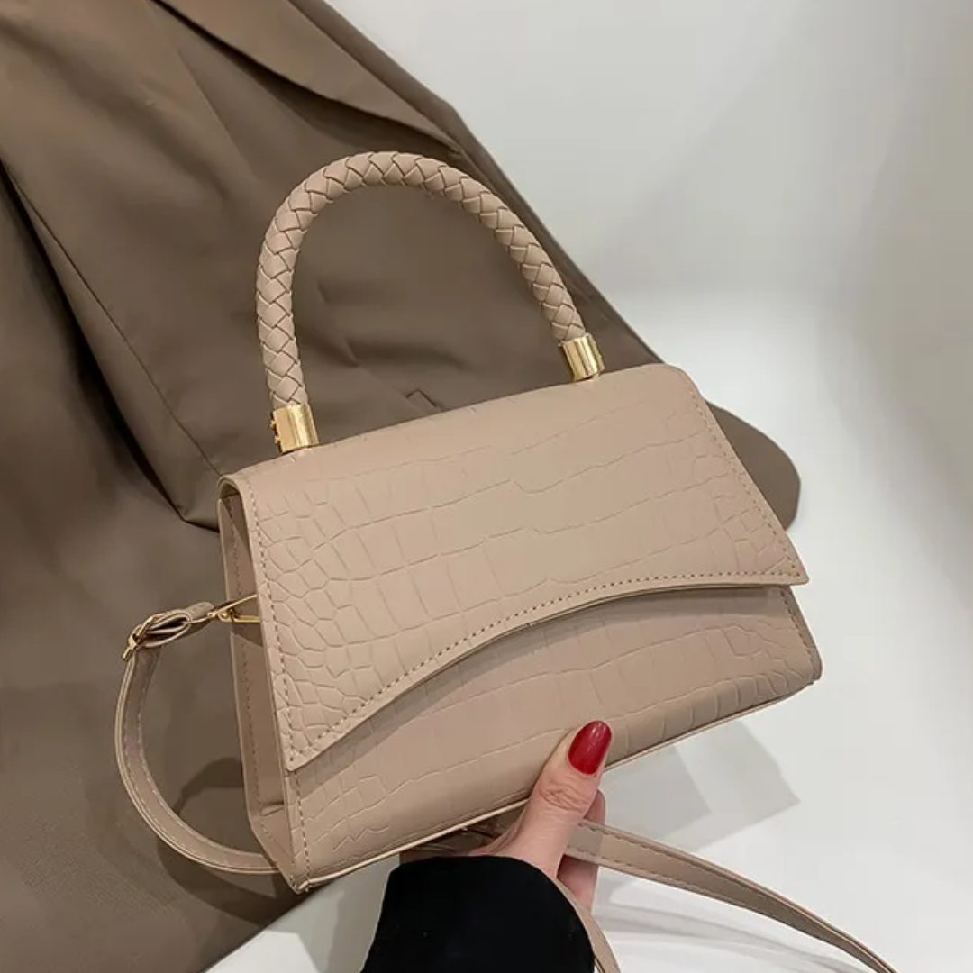 Andrea Dames Handtas – PU Leren Crossbody Schoudertas met Bovenhandvat