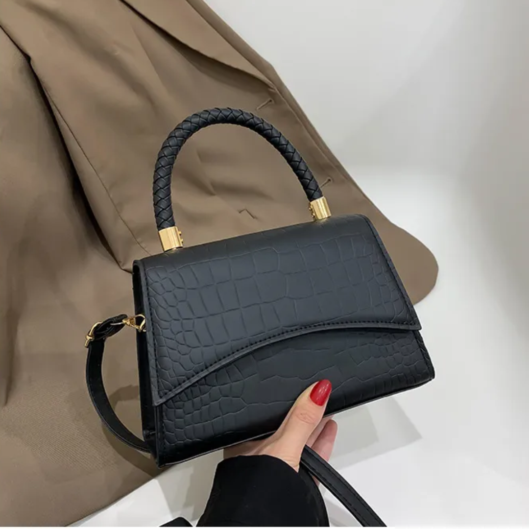 Andrea Dames Handtas – PU Leren Crossbody Schoudertas met Bovenhandvat