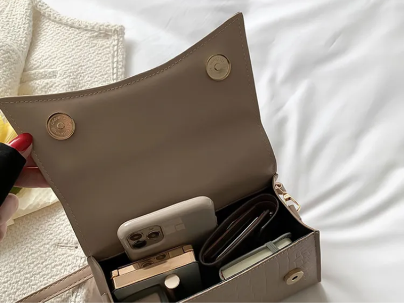 Andrea Dames Handtas – PU Leren Crossbody Schoudertas met Bovenhandvat