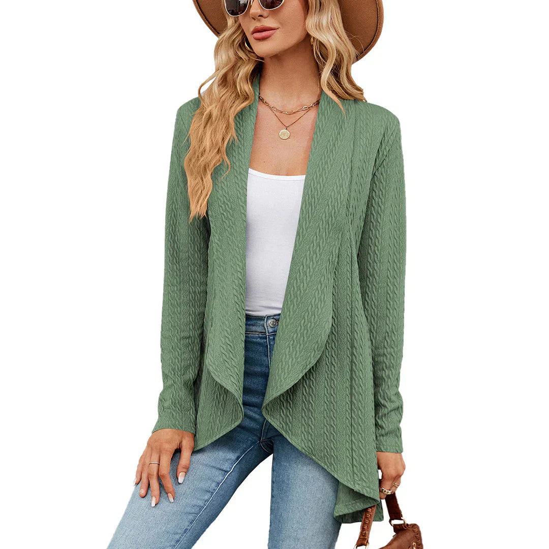 Gebreid Dames Vest met Open Pasvorm – Aurora | Lichtgewicht Vest voor Herfst & Laagjeslooks