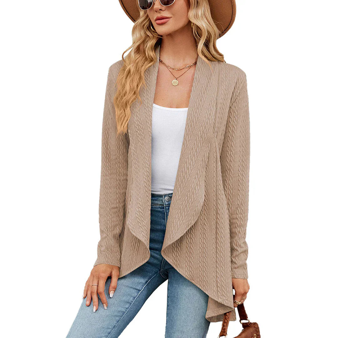 Gebreid Dames Vest met Open Pasvorm – Aurora | Lichtgewicht Vest voor Herfst & Laagjeslooks