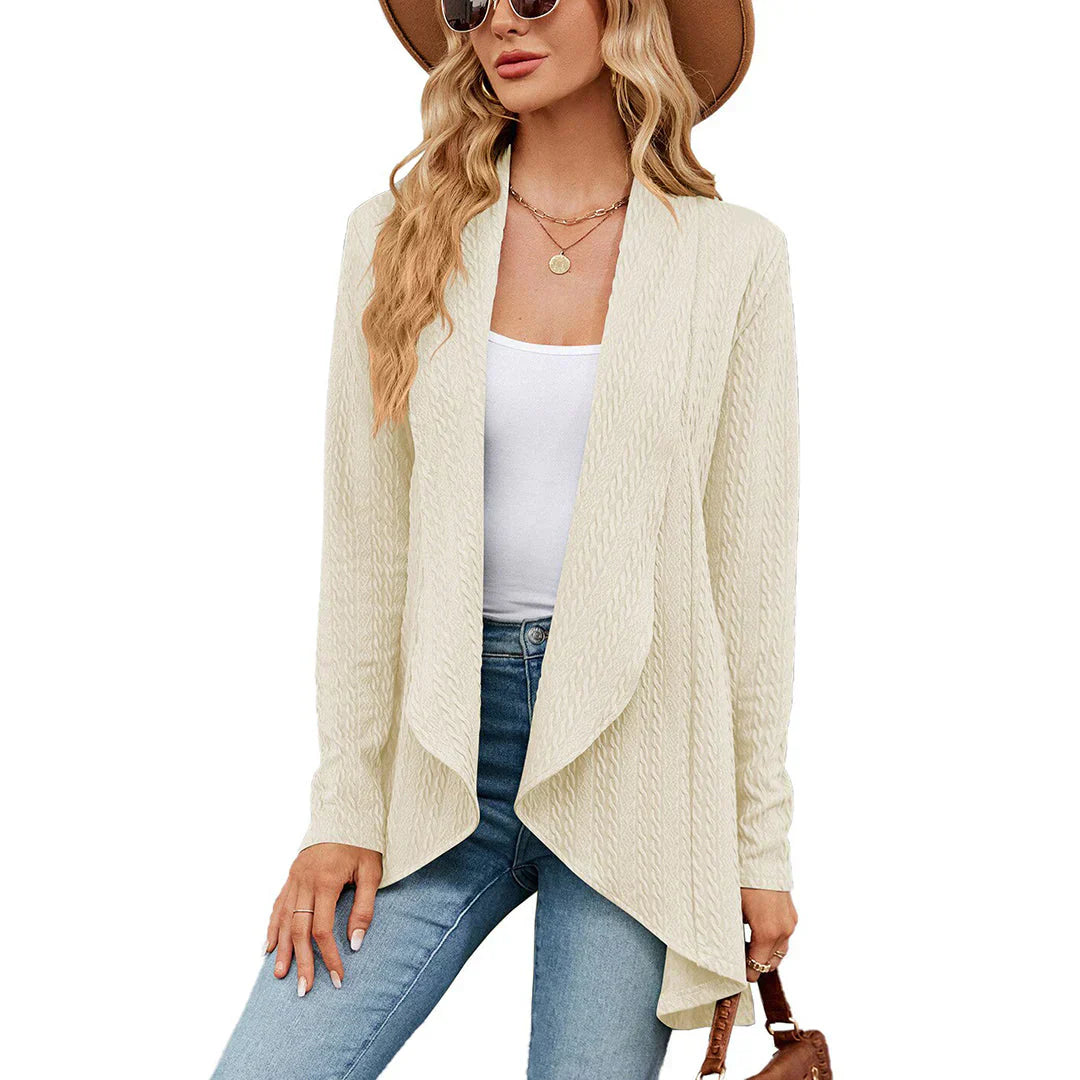 Gebreid Dames Vest met Open Pasvorm – Aurora | Lichtgewicht Vest voor Herfst & Laagjeslooks