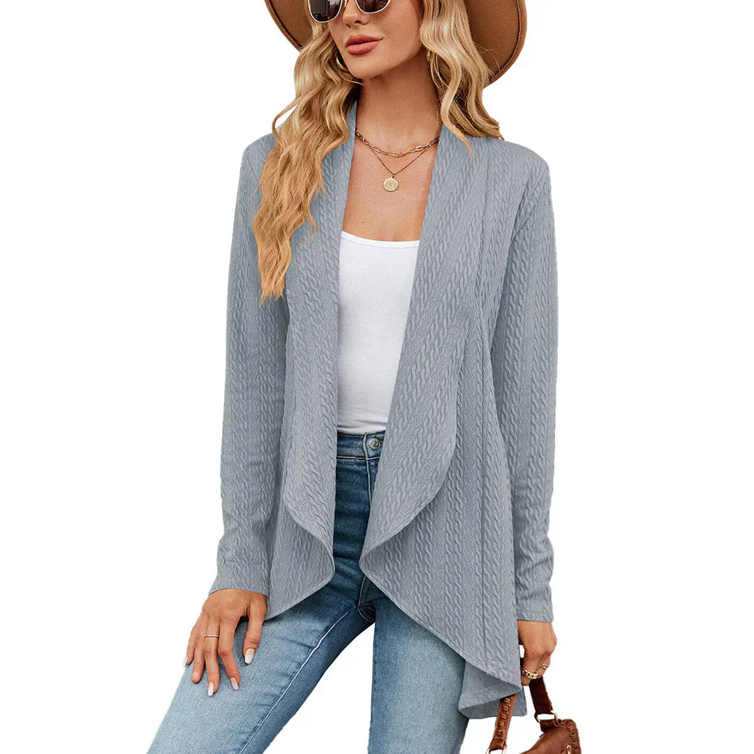 Gebreid Dames Vest met Open Pasvorm – Aurora | Lichtgewicht Vest voor Herfst & Laagjeslooks