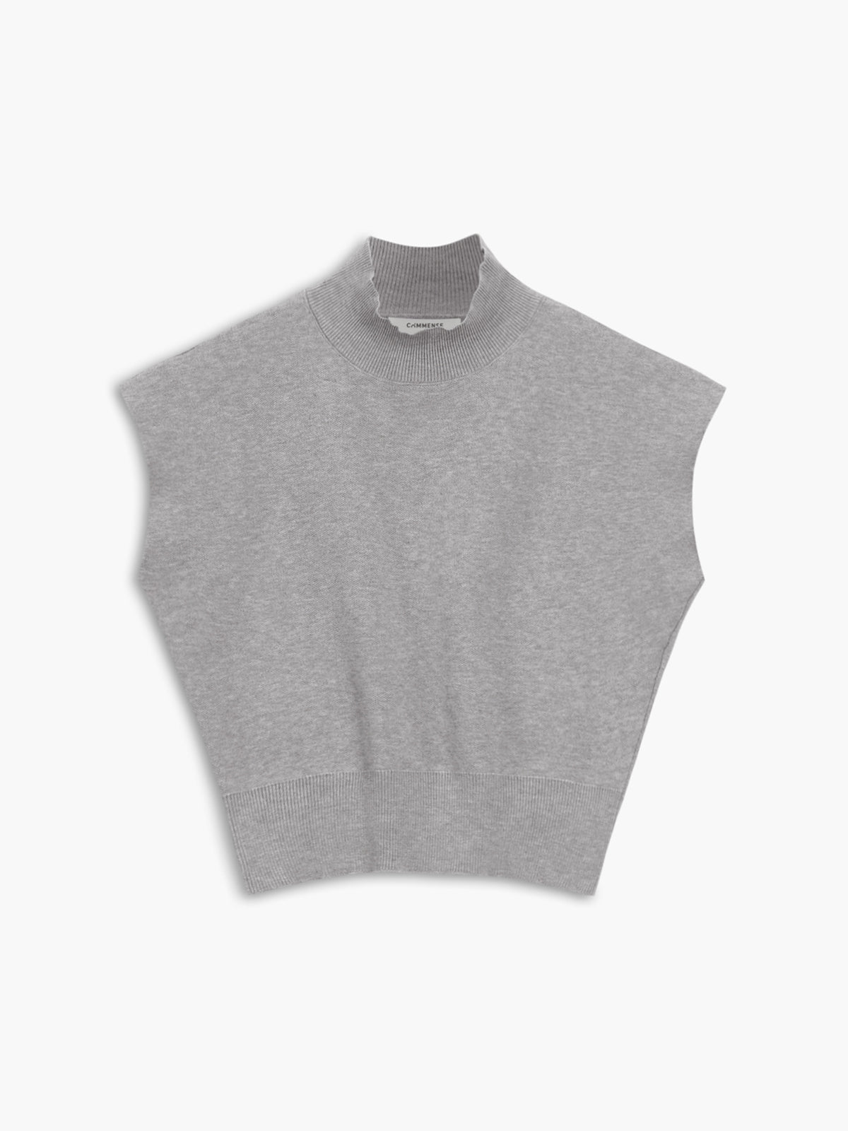 Mouwloze Dames Top met Hoge Kraag | Minimalistische All-Season Top