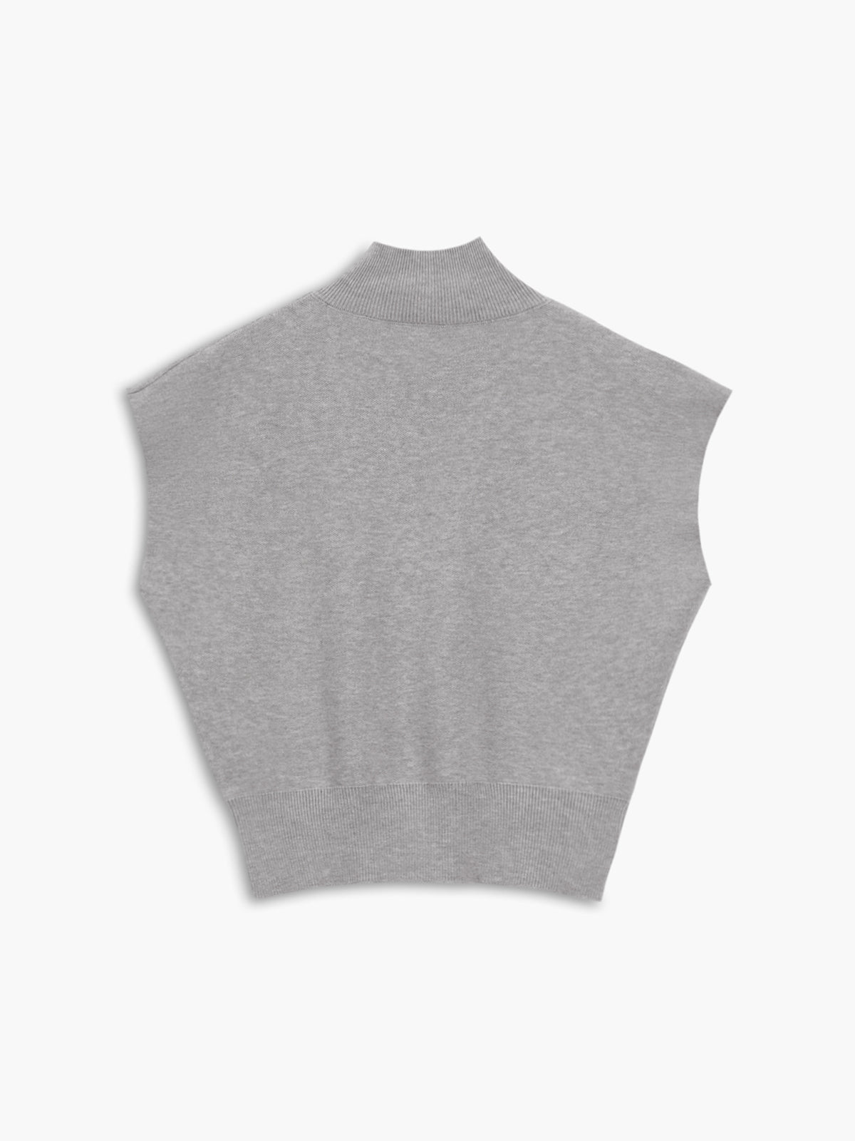 Mouwloze Dames Top met Hoge Kraag | Minimalistische All-Season Top