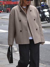 Luxueus Oversized Windjack voor Dames – Stijlvolle Jas met Comfortabele Pasvorm