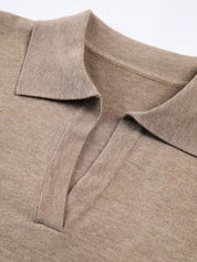 Oversized Herfstrui Dames – Warme Kabel-knit Sweater met Kraag