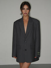 Oversized Klassieke Blazer Dames | Luxe Power Blazer | Tijdloze Elegantie