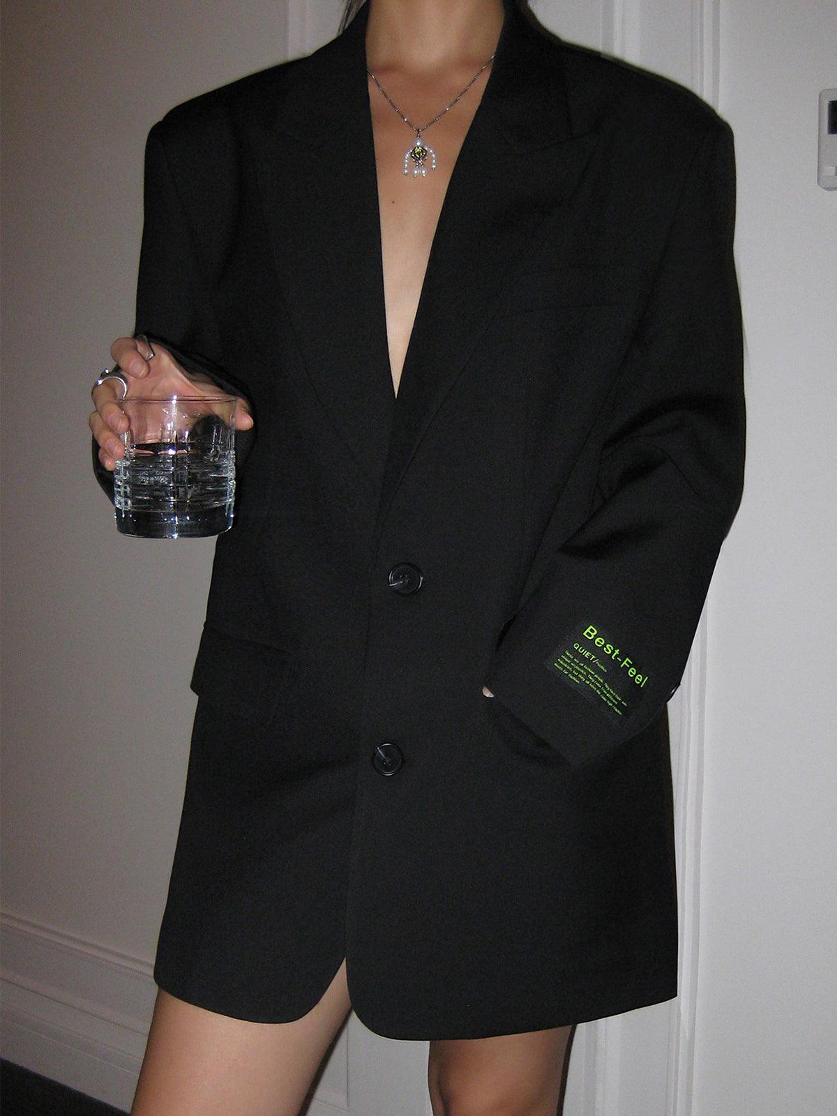 Oversized Klassieke Blazer Dames | Luxe Power Blazer | Tijdloze Elegantie