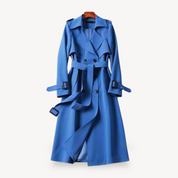 Loravelle dames trenchcoat – klassieke katoenen jas met ceintuur en tijdloos design