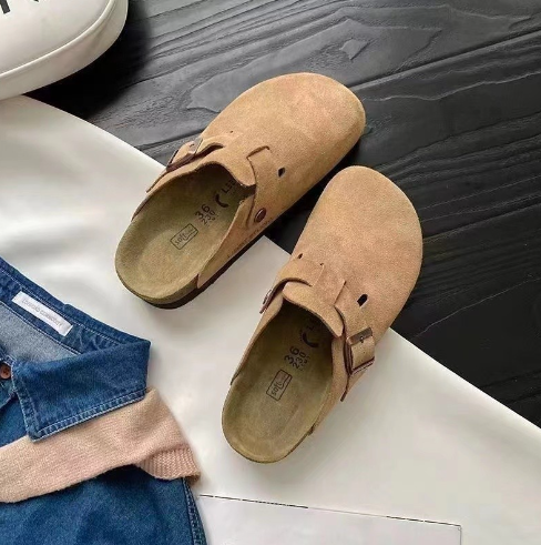 Unisex clogs met verstelbare gesp – comfortabele instappers van stof