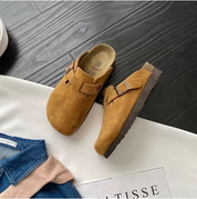 Unisex clogs met verstelbare gesp – comfortabele instappers van stof