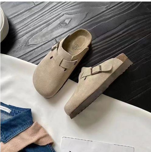 Unisex clogs met verstelbare gesp – comfortabele instappers van stof