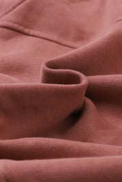 Bruin dames sweatshirt met rits – Mavia zip-up trui met hoge kraag en duimgaten