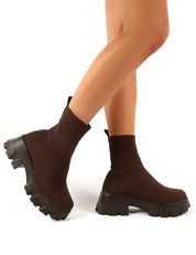 Shanna Boots Dames | Comfortabele Stoffen Enkellaarsjes met Hak – Vardi Dante