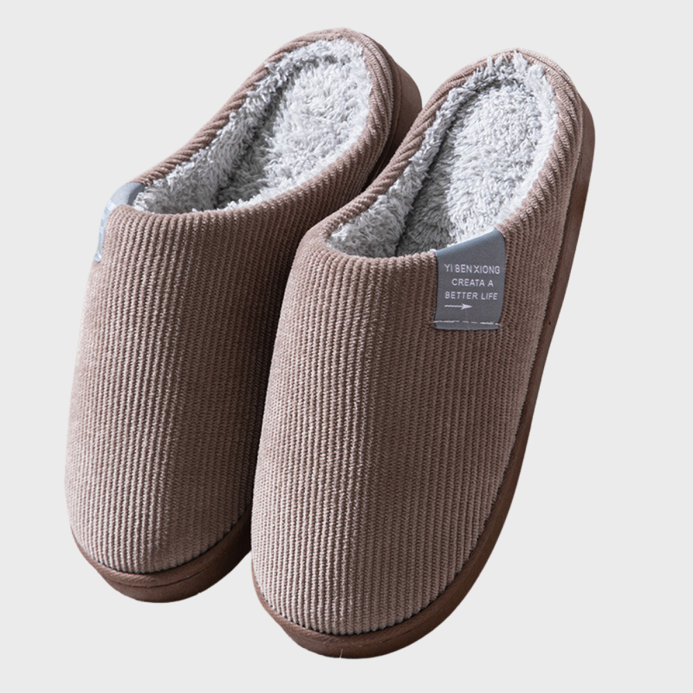 Warme pantoffels dames – zachte comfortabele sloffen met stevige zool