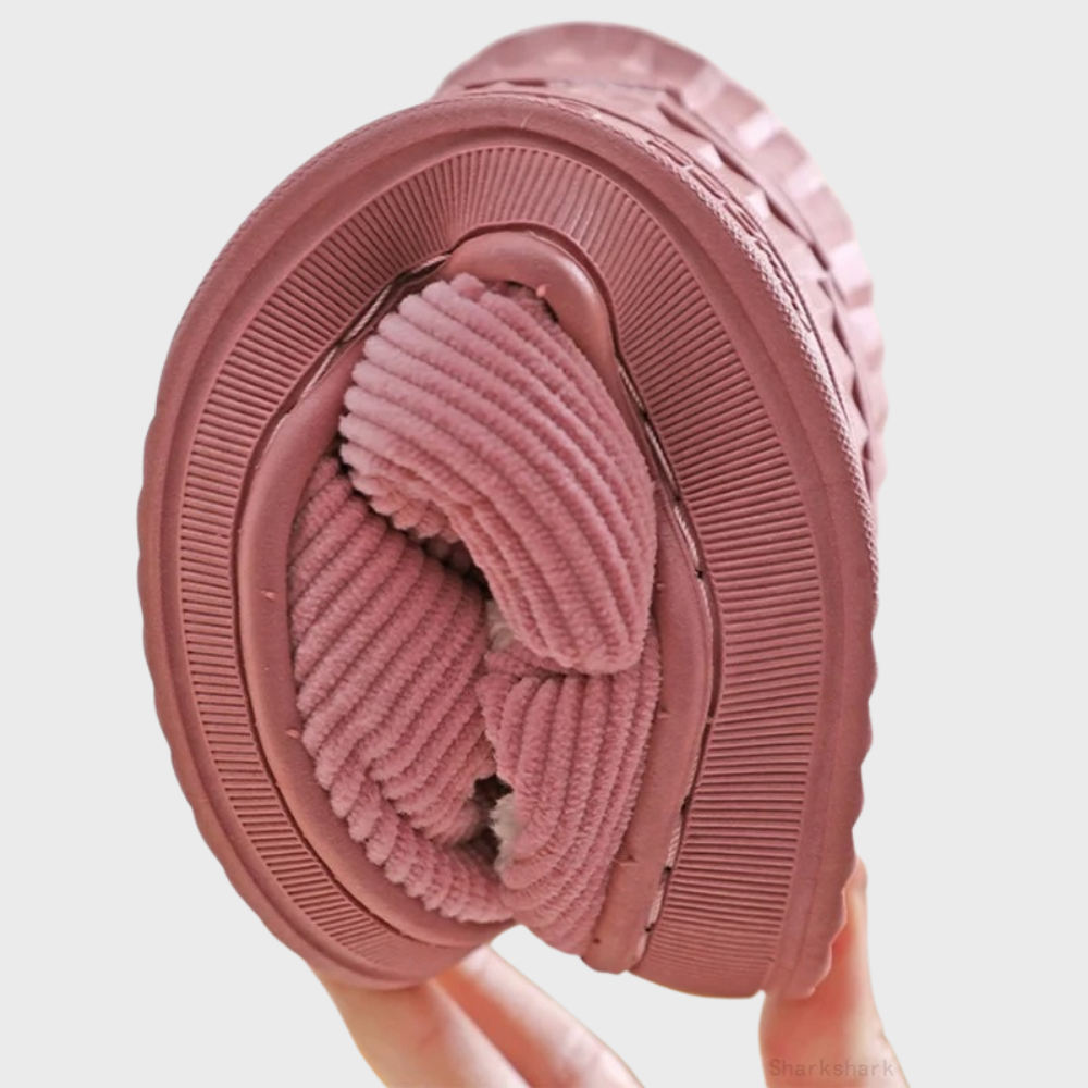 Warme pantoffels dames – zachte comfortabele sloffen met stevige zool