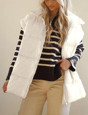 Dames Puffer Bodywarmer Camille – Lichtgewicht Gewatteerd Vest met Stijlvol Silhouet