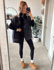 Dames Puffer Bodywarmer Camille – Lichtgewicht Gewatteerd Vest met Stijlvol Silhouet