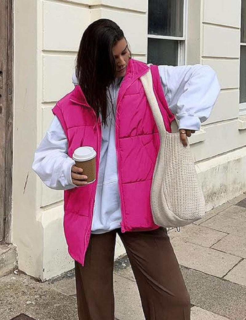 Dames Puffer Bodywarmer Camille – Lichtgewicht Gewatteerd Vest met Stijlvol Silhouet