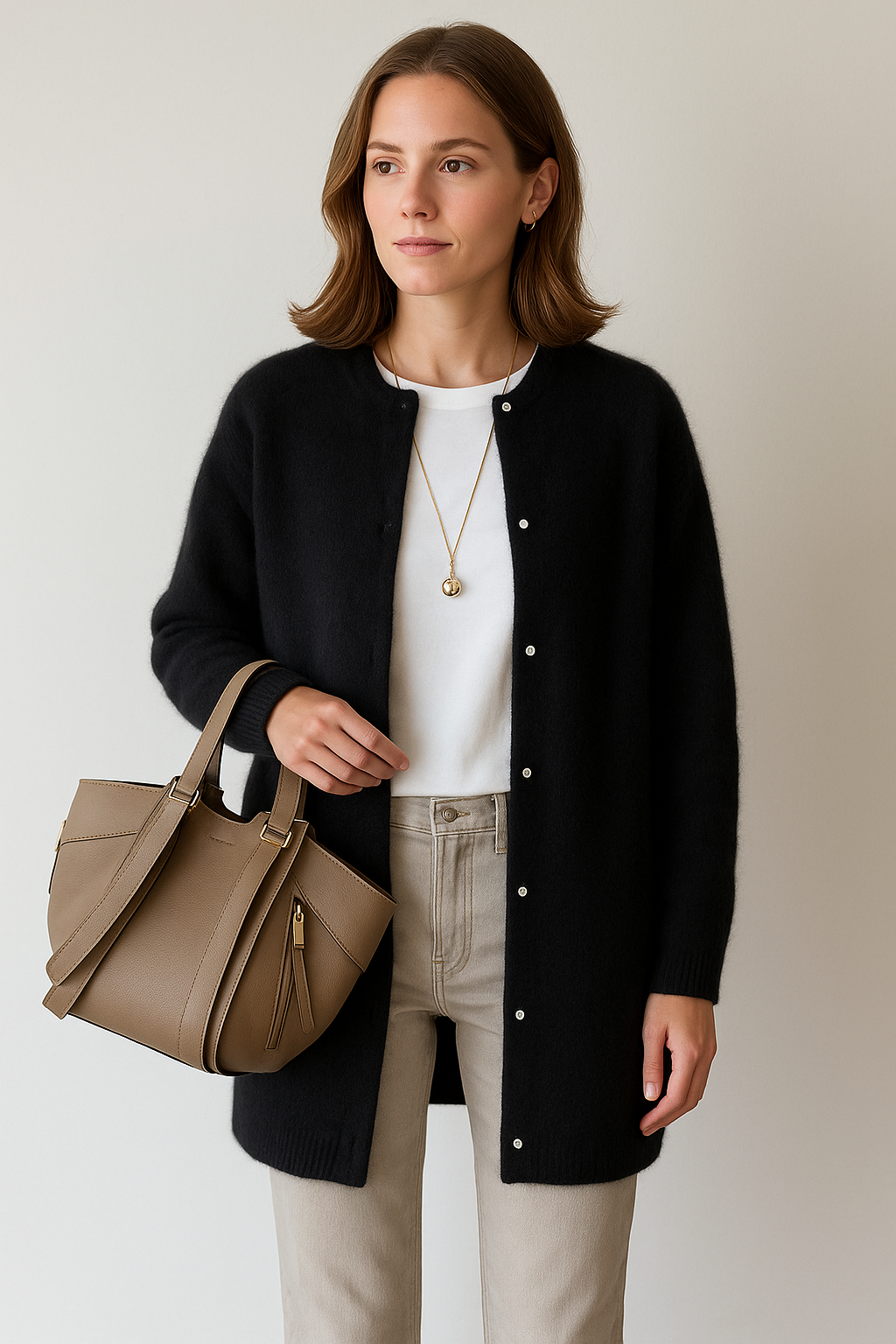 Wol-mohair dames vest – zacht relaxed vest met tijdloze elegante snit