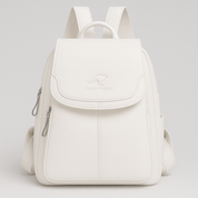 Leren dames rugzak – stijlvolle anti-diefstal rugtas met luxe reliëfafwerking