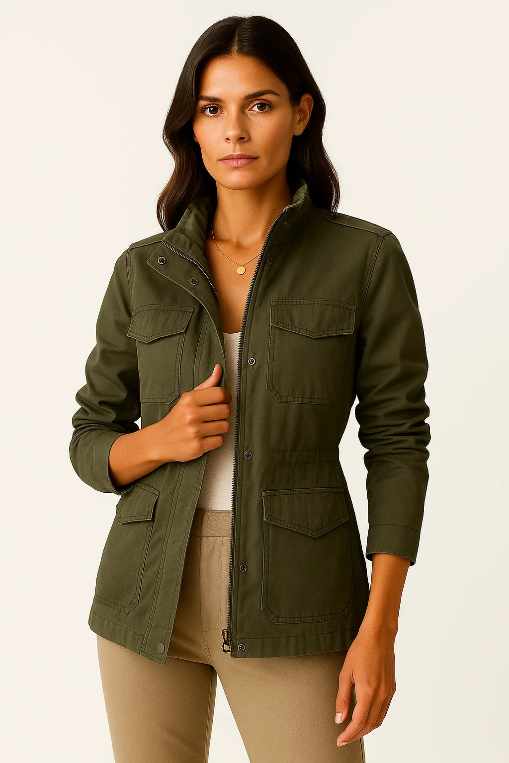 Lichtgewicht Jas Dames – Stijlvolle Halflange Tussenjas met Comfortabele Pasvorm | Claudia Model