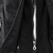 Leren jas dames met capuchon – waterafstotende jas van echt leer | Heidi-Mode