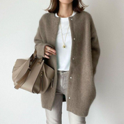 Elegante dames cardigan – verfijnde gebreide vest jas met stijl