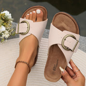 Dames Slippers met Gesp en Orthopedische Ondersteuning – Comfortabele Zomerslippers