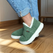 CozyCuddle Slippers Dames – Warme Pantoffels met Zacht Sherpa Fleece & Antislipzool