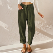 Elise dames corduroy broek – comfortabele en stijlvolle ribbroek