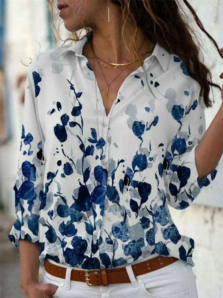 Hazel dames blouse – elegante zomerblouse met stijlvolle pasvorm