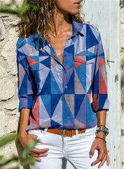 Hazel dames blouse – elegante zomerblouse met stijlvolle pasvorm