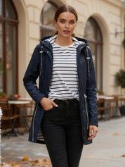 Waterdichte lange dames jas – stijlvol all-season jack licht en comfortabel