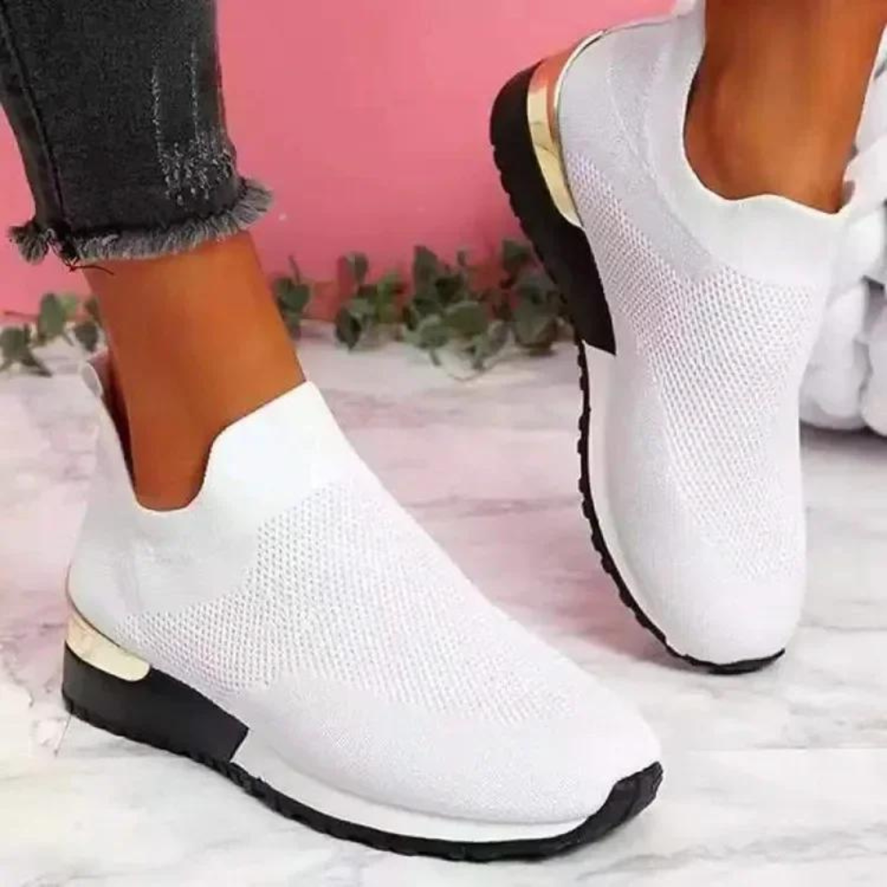 Dames slip-on sneakers met puntige neus – stijlvolle en comfortabele schoenen